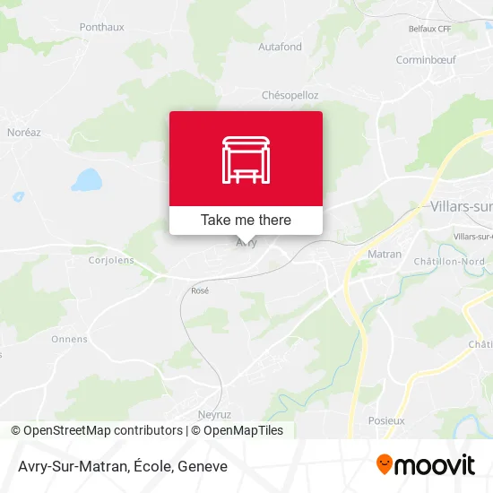 Avry-Sur-Matran, École map