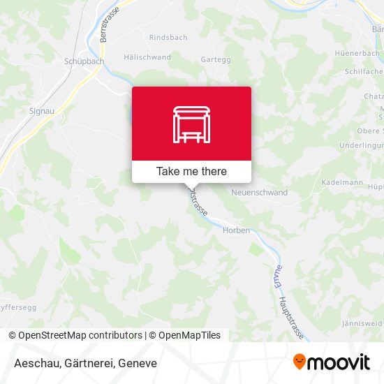 Aeschau, Gärtnerei map