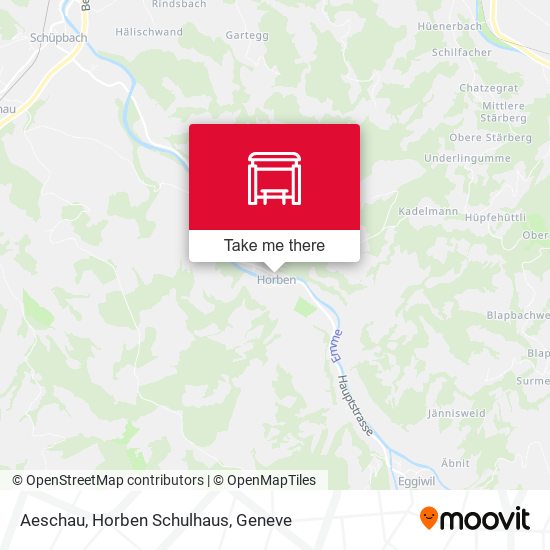 Aeschau, Horben Schulhaus map