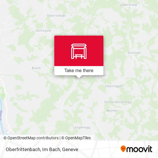 Oberfrittenbach, Im Bach map
