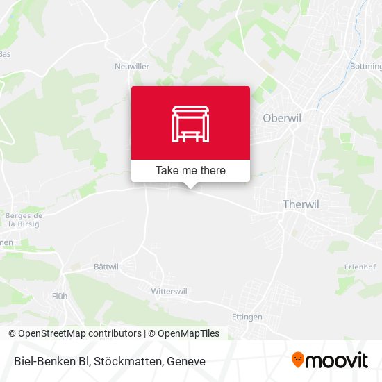 Biel-Benken Bl, Stöckmatten map