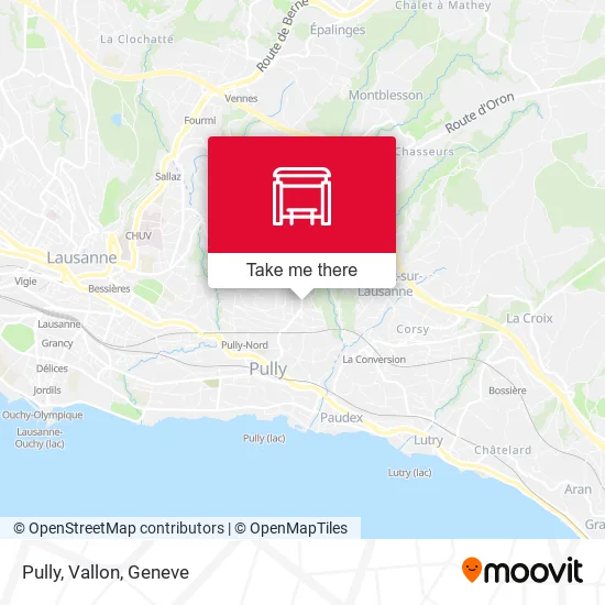 Pully, Vallon map