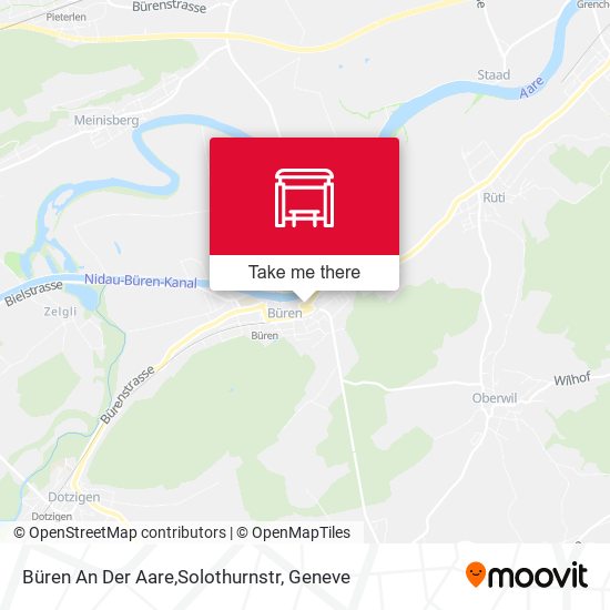Büren An Der Aare,Solothurnstr map