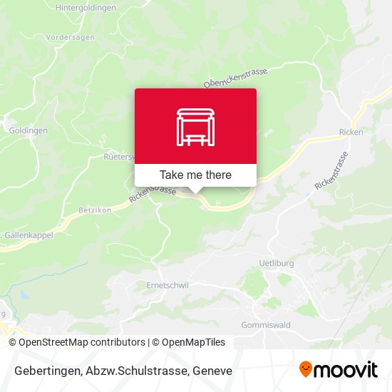 Gebertingen, Abzw.Schulstrasse map