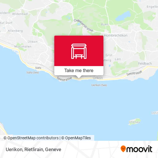 Uerikon, Rietlirain map