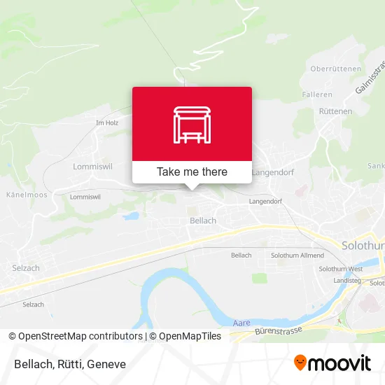 Bellach, Rütti map
