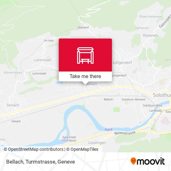 Bellach, Turmstrasse map