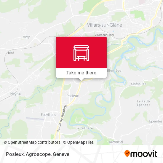 Posieux, Agroscope map