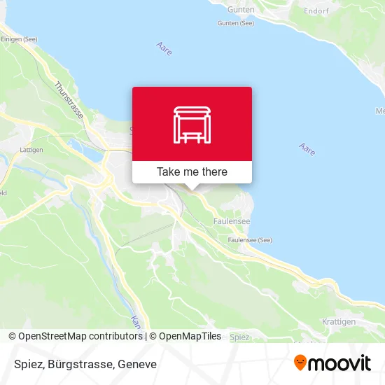 Spiez, Bürgstrasse map