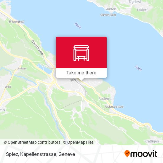Spiez, Kapellenstrasse map