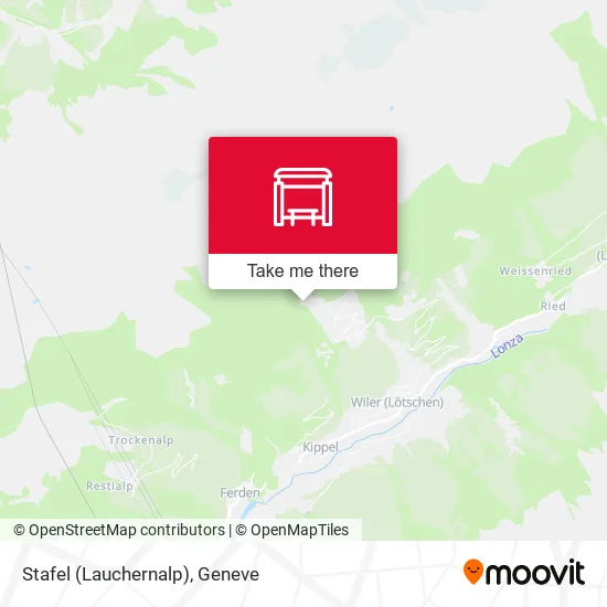 Stafel (Lauchernalp) map