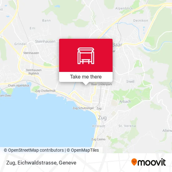 Zug, Eichwaldstrasse map