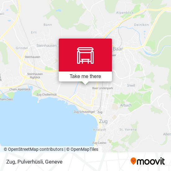 Zug, Pulverhüsli map