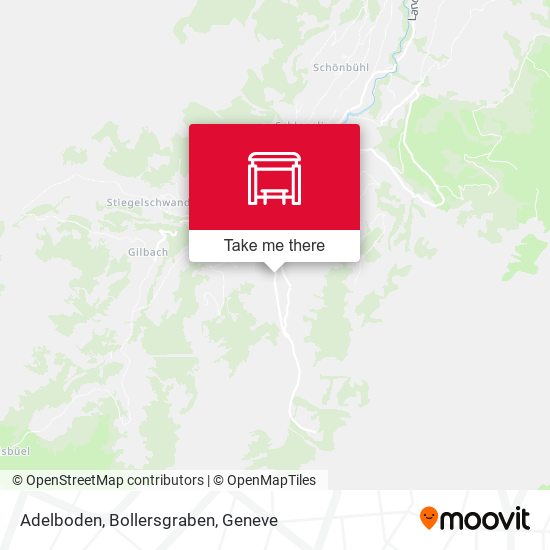 Adelboden, Bollersgraben map