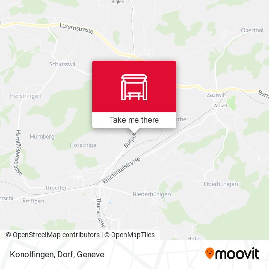 Konolfingen, Dorf map