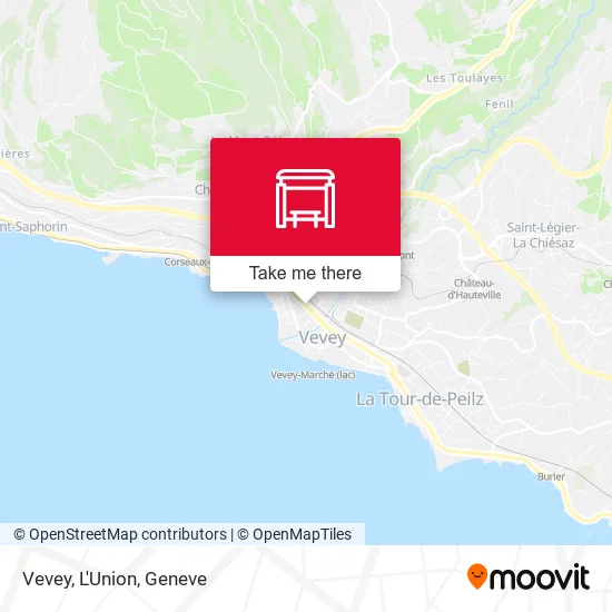 Vevey, L'Union map