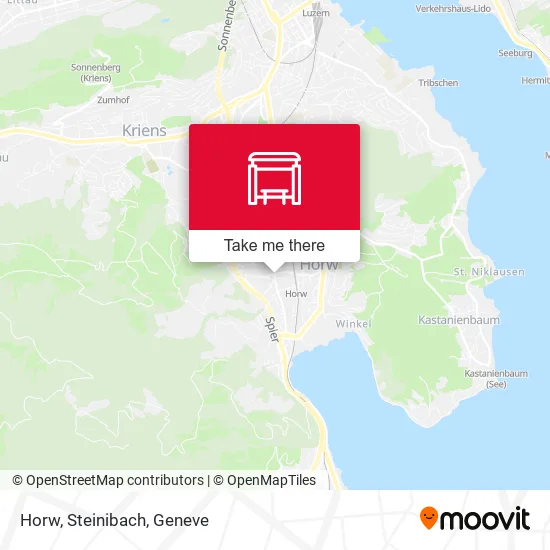 Horw, Steinibach map