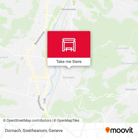 Dornach, Goetheanum map