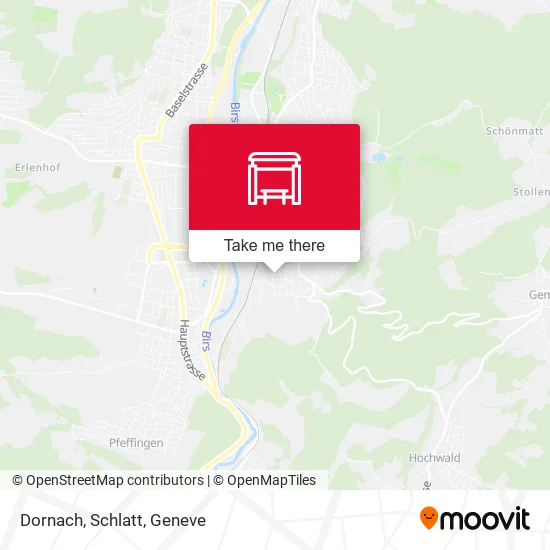 Dornach, Schlatt map