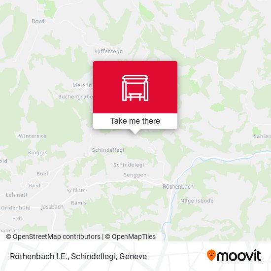 Röthenbach I.E., Schindellegi map