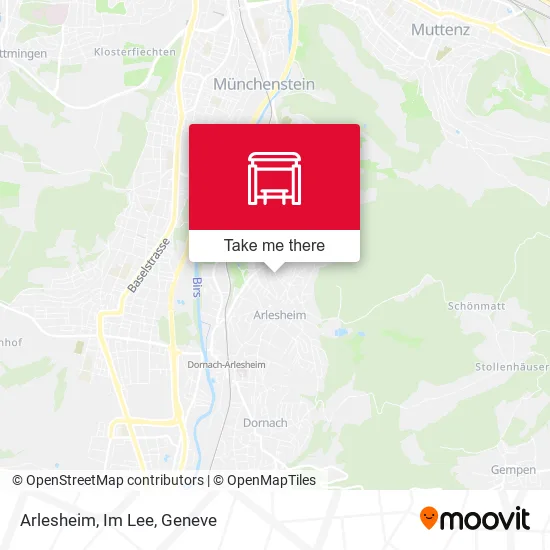 Arlesheim, Im Lee map