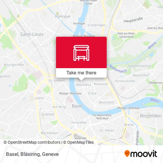 Basel, Bläsiring map