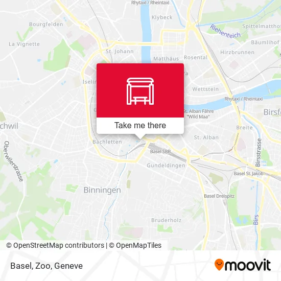 Basel, Zoo map