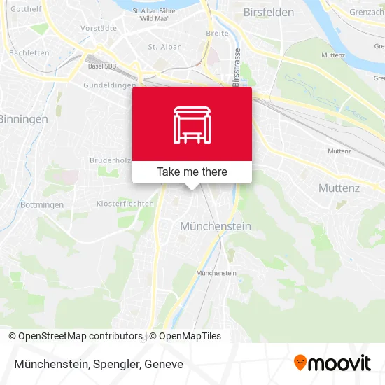 Münchenstein, Spengler map
