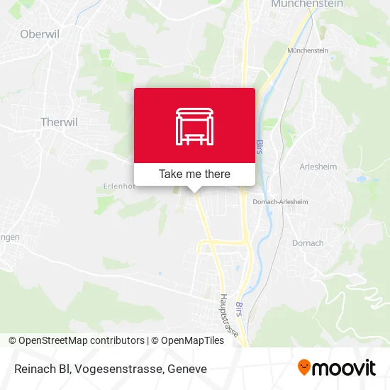 Reinach Bl, Vogesenstrasse map