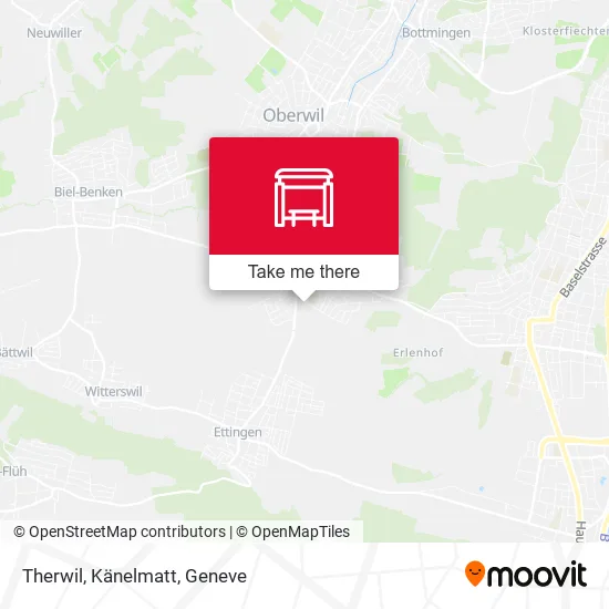 Therwil, Känelmatt map