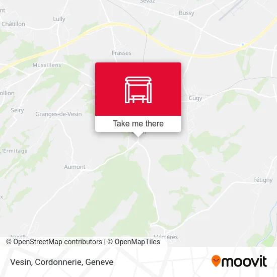 Vesin, Cordonnerie map