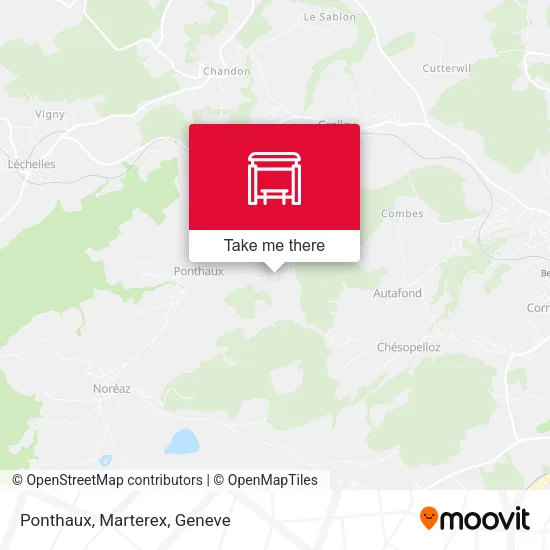 Ponthaux, Marterex map