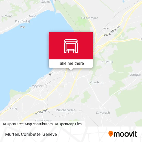 Murten, Combette map