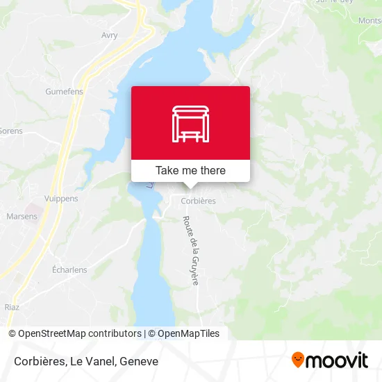 Corbières, Le Vanel map