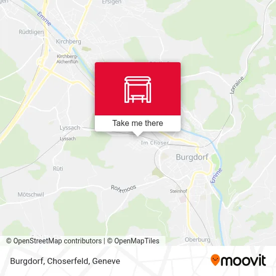 Burgdorf, Choserfeld map