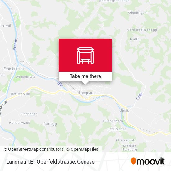 Langnau I.E., Oberfeldstrasse map