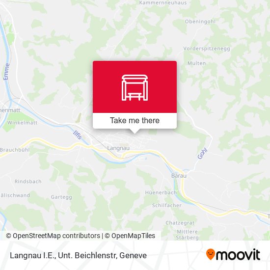 Langnau I.E., Unt. Beichlenstr map