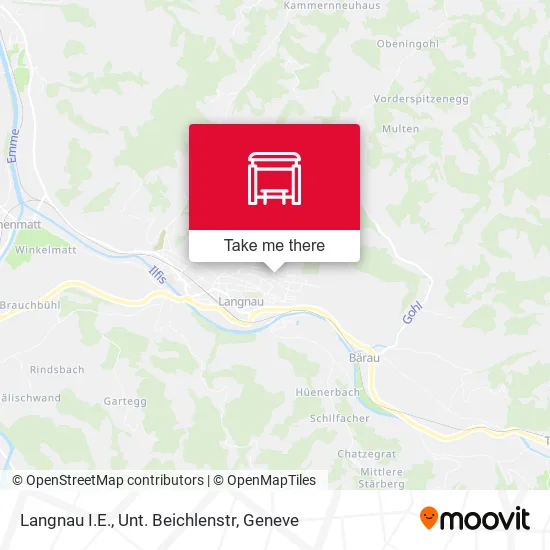 Langnau I.E., Unt. Beichlenstr map