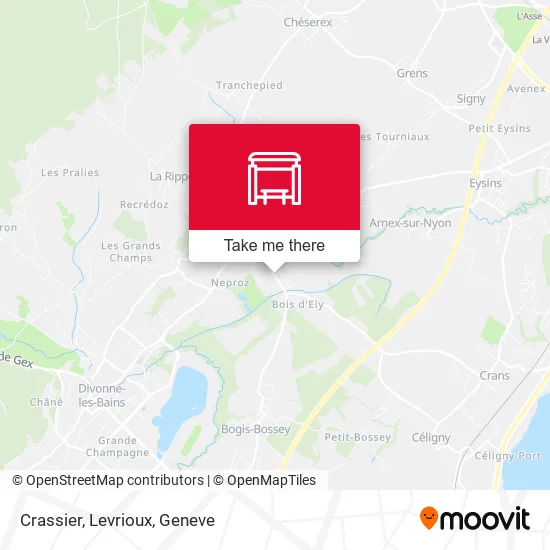 Crassier, Levrioux map