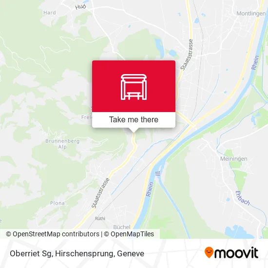 Oberriet Sg, Hirschensprung plan