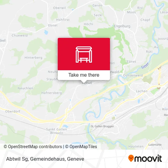 Abtwil Sg, Gemeindehaus map