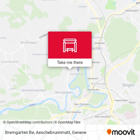 Bremgarten Be, Aeschebrunnmatt map