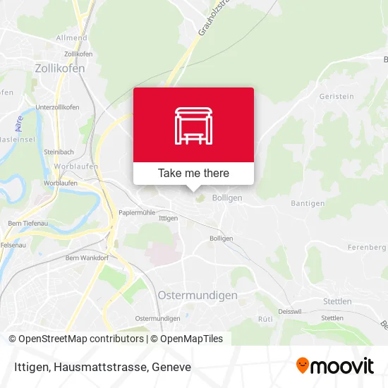 Ittigen, Hausmattstrasse map