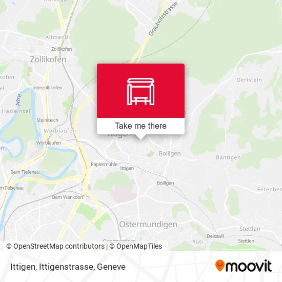 Ittigen, Ittigenstrasse map