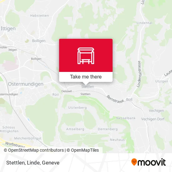 Stettlen, Linde map
