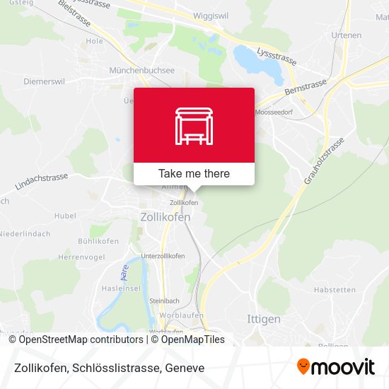 Zollikofen, Schlösslistrasse map