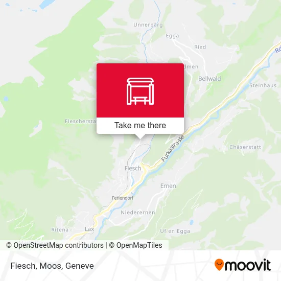 Fiesch, Moos map