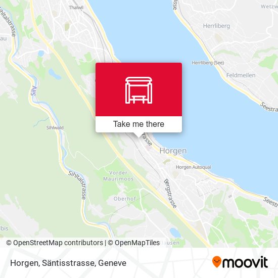 Horgen, Säntisstrasse plan