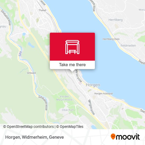 Horgen, Widmerheim map