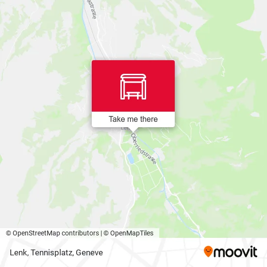 Lenk, Tennisplatz map